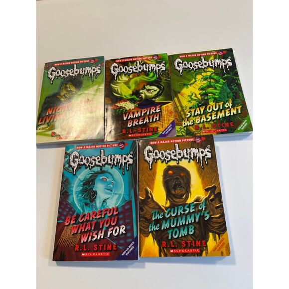 Goosebumps: 5 book lot (Printed 2008/09/11) - Picture 1 of 7
